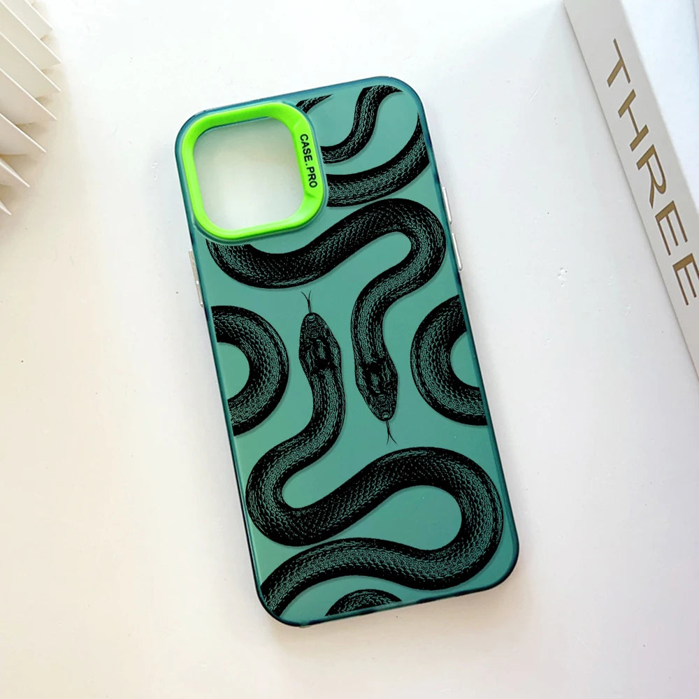 Case Laser iPhone -3D Black Snake